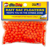 Atlas Mike's Bait Sac Floater Orange 300 Pack product image 1 (99003)