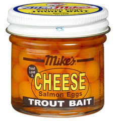 Atlas Mike's Cheese Trout Fishing Bait Eggs, Orange, 1008 – jar image