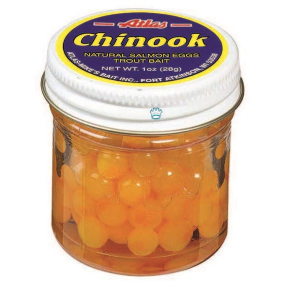 Atlas Mike's Chinook Cheese Salmon Eggs bait, 1oz Yellow – image 1