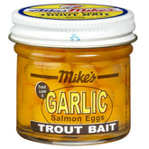 Atlas Mike's Garlic Egg 1038 yellow tube helps attract trout and salmon.