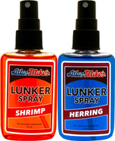 Two-bottle Atlas-Mike's Lunker Spray 2oz 2-pack with Herring and Shrimp scents