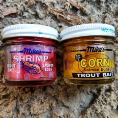 Close-up of Atlas Mike's Shrimp Egg 1000 Fl. Pink attractant texture