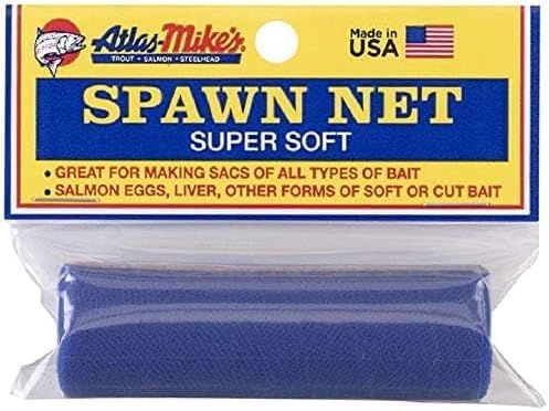 Atlas Mike's Spawn Net 4in x 16', blue, 1.5 oz