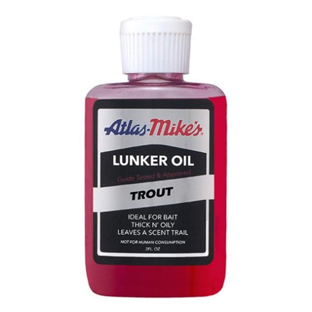 Atlas Mike's Trout Glow Scent Oil bottle 2 oz Red