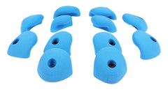Atomik blue double-incut design holds provide secure grip on challenging angles
