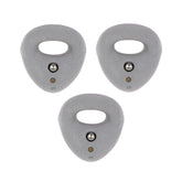 Atomik Rock Climbing Holds large gray bolt-on jug ring for indoor walls.
