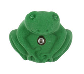 Atomik Tree Frog hold green, ideal for kid-friendly routes on steep walls