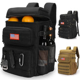 ATRIPACK tactical backpack cooler front view with 25L capacity for outdoor trips.