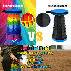AttoShow rainbow adjustable height stool suits adults and kids