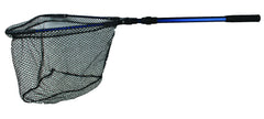 Attwood 12773-2 folding mechanism shown for easy stow in tight spaces.