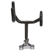 Attwood 5060-3 Sure Grip rod holder angle close-up showing near-horizontal tilt for stability