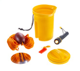Attwood Bailer Safety Kit flashlight provides bright illumination for nighttime boat checks.