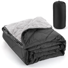 Aulock blanket folded compact for easy storage and quick game-day setup.