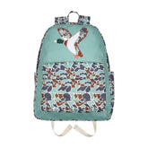 AUPYOOAUP BA0259 duck-pattern backpack with mint green camouflage for rugged field use.