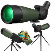 Aurosports spotting scope 25-75x80 zoom showcases versatile magnification for outdoor viewing