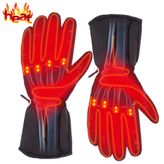 Autocastle battery heated gloves package with gloves and battery boxes for warmth