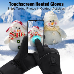 Autocastle heated gloves ultra-warm lining enhances comfort for cold outdoor workouts.
