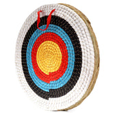 AUVIM archery target straw solid handmade 1-layer top view for beginner practice