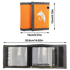 Inside view showing 10 clear 4x4 inch sleeves