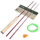 Aventik 4ft 0in practice fly rod for beginners with integrated line and leader