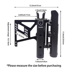 Aventik bike rod holder adjustable clamps highlights versatile clamp sizes to fit various frames