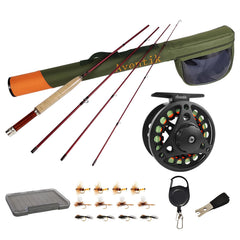 Aventik Extreme Fly Fishing Combo Kit with travel case and rod