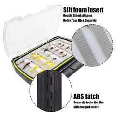 Medium size fly box dimensions 5.39 x 2.87 x 1.46 inches