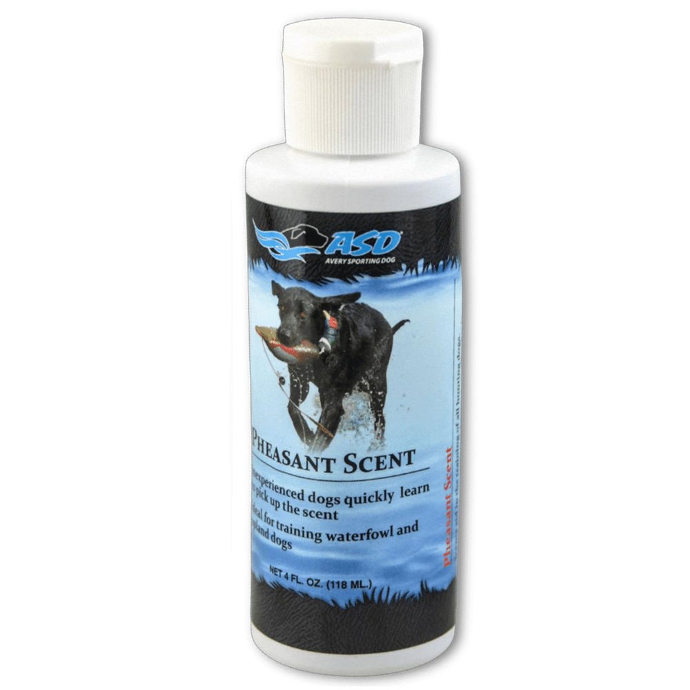 Avery ASD Dog Retrieve Training Scents 4-ounce bottle enhances scent training for bumpers and dummies