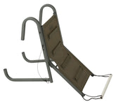 Avery Dog Ramp 90019 on a boat showing grip steps for safe pet boarding