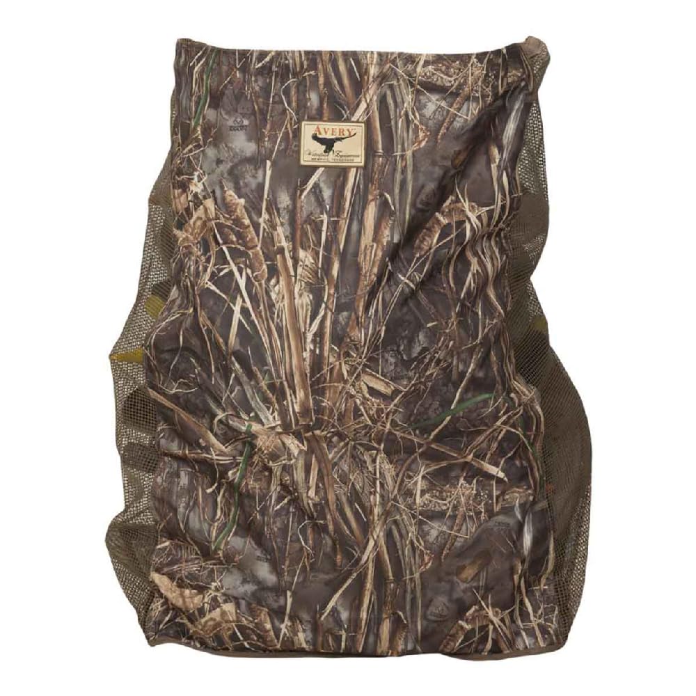 Avery Floating Decoy Bag in Realtree Max 7 camouflage with comfy padded straps.