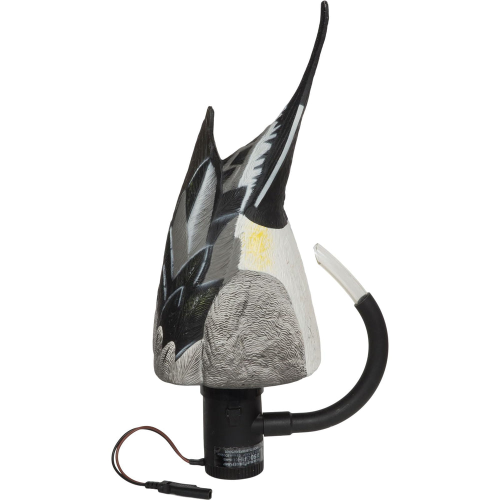 Avery GHG Finisher Spitter feeding motion attracts ducks in a realistic water scene.