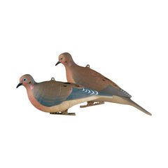 Avery GHG Mourning Dove Decoy resting pose on a field stake to attract passing doves.