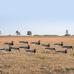 Avery GHG windsock decoy with painted Canada goose heads for realistic field setups.