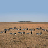 Avery GHG wind decoys with goose heads offer realistic setup and quick deployment