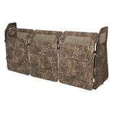 Avery Outdoors Finisher Panel Blind front view in Realtree Max-7 camo highlights large window ports.