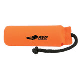 Avery Sporting Dog Canvas Training Bumper orange 3-inch for versatile land and water retrieves.