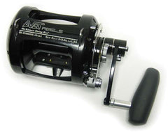 Avet Pro EXW 50/2 reel, right hand, rear view showing dual-speed mechanism and build quality