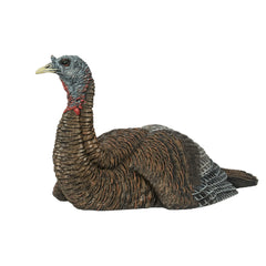 Avian-X LCD Laydown Hen decoy in breeding pose for realistic turkey hunts.