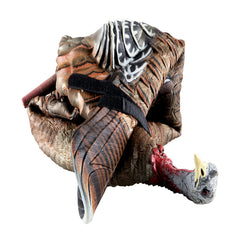 Avian-X LCD Lookout Hen decoy being set up with collapsible stake