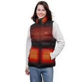 AVIDIA heated vest with battery pack for portable warmth during outdoor wear
