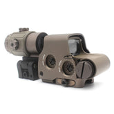 AWETHE 558 holographic sight with red and green dots for fast target acquisition.