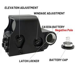 AWETHE 553 demonstrates compatibility with 3x magnifier for longer-range clarity.