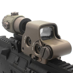 AWETHE locking quick detach lever enables rapid rail transitions.