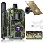 AXB Trail Camera with WiFi app control enables easy remote monitoring and quick media downloads.