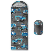 Axolotl cool car sleeping bag blue closed form for compact travel