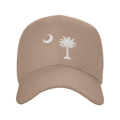 AXXOR peaked cap with adjustable back magic buckle for a comfortable, customizable fit.