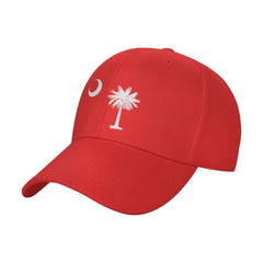 AXXOR Palmetto Trees cap front view for breathable daily wear