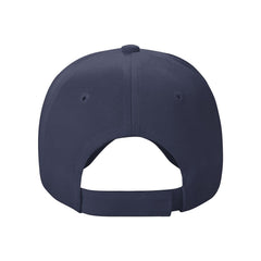 AXXOR navy blue cap brim close-up highlights the sturdy 2.75-inch brim.