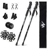 AYAMAYA hiking poles with extendable length fit hikers of all heights.