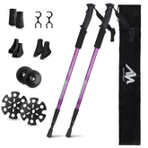 AYAMAYA hiking poles with quick twist lock extended height for trails.